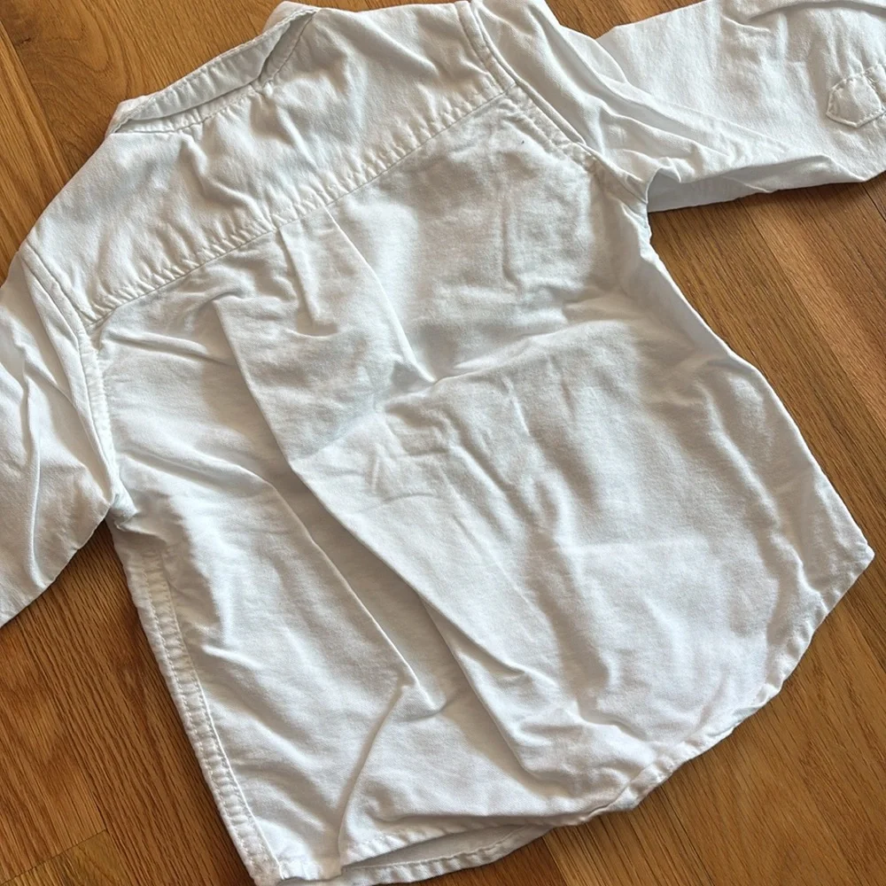 2T Gymboree White Button Down Shirt